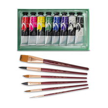 Load image into Gallery viewer, The Ultimate Acrylic Duo | Joni&#39;s Acrylic Paint + Lindsay&#39;s Brushes
