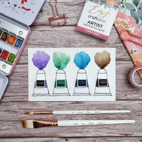 Emma Lefebvre X Craftamo | Watercolour Paint March Collection