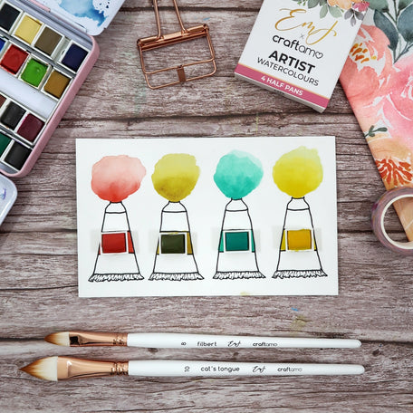 Emma Lefebvre X Craftamo | Watercolour Paint July Collection