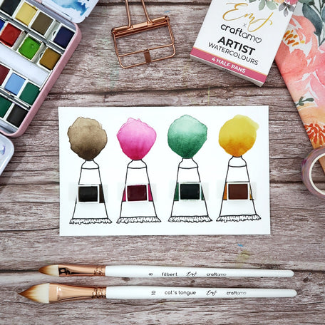 Emma Lefebvre X Craftamo | Watercolour Paint June Collection