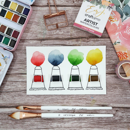 Emma Lefebvre X Craftamo | Watercolour Paint November Collection