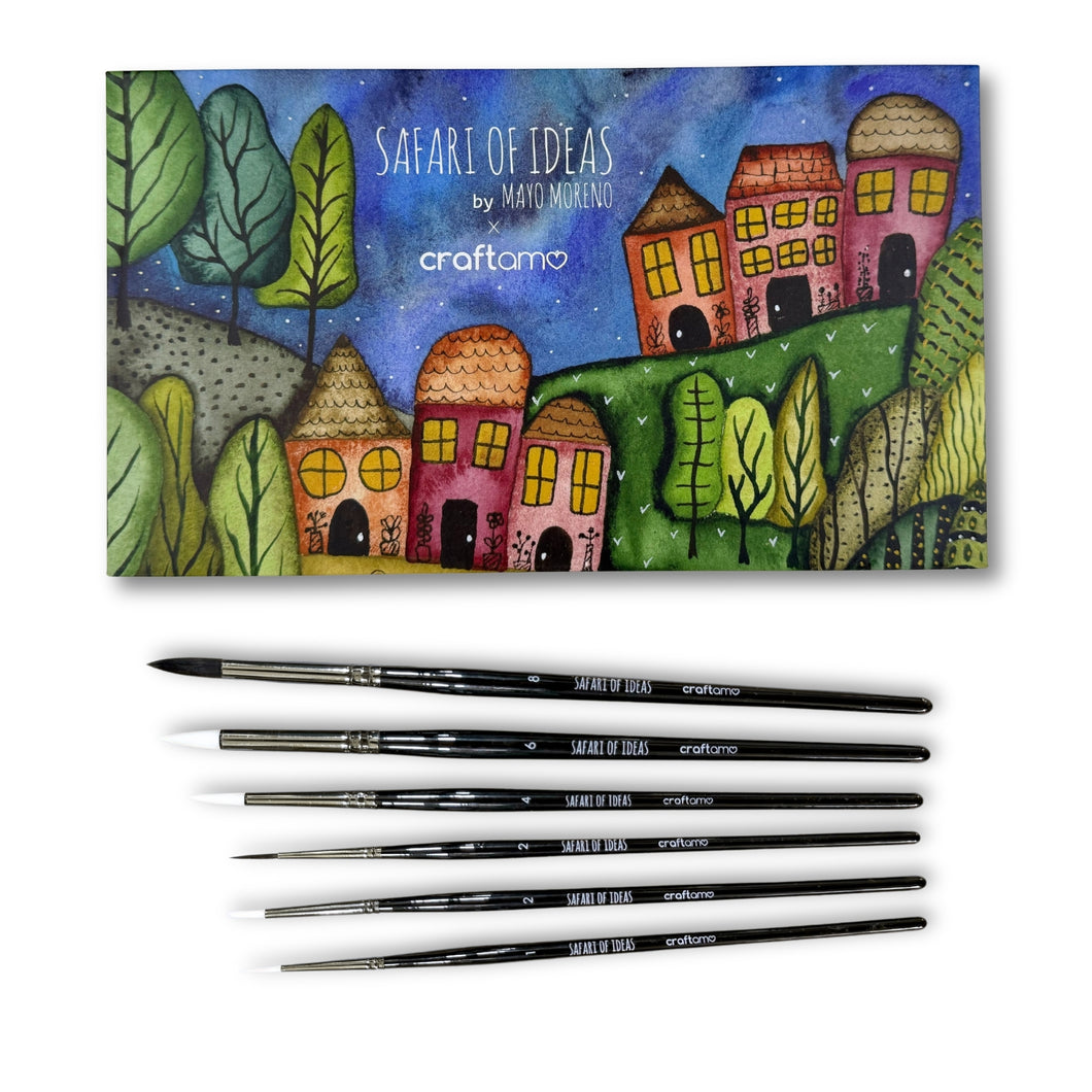 Safari of Ideas X Craftamo | Limited Edition Brush Set