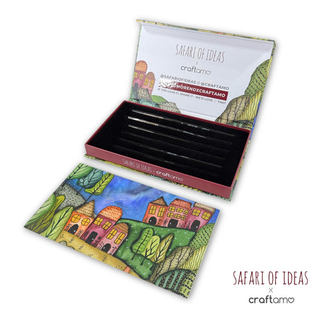 Safari of Ideas X Craftamo | Limited Edition Brush Set