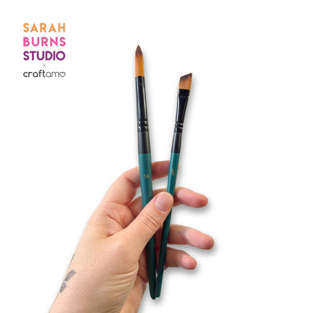 Sarah Burns Studio X Craftamo | Brush Bundle Pack 3 (8 Brushes)