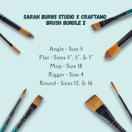 Sarah Burns Studio X Craftamo Brush Bundle