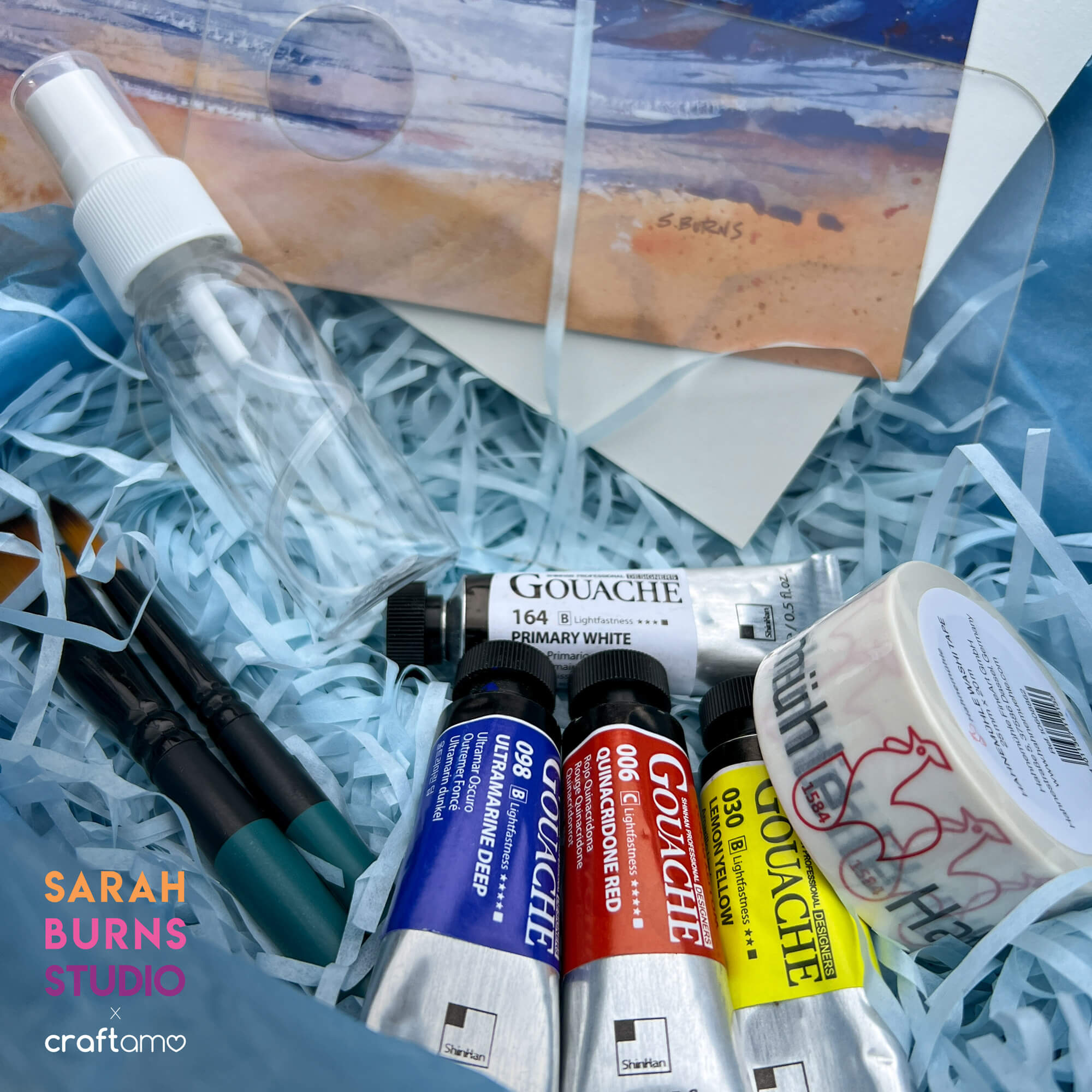 Sarah Burns Studio X Craftamo Gouache Subscription Box