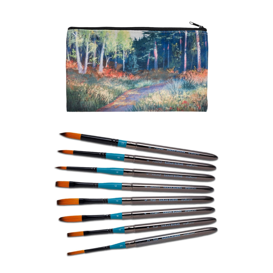 Sarah Burns Studio X Craftamo Travel Brush Collection