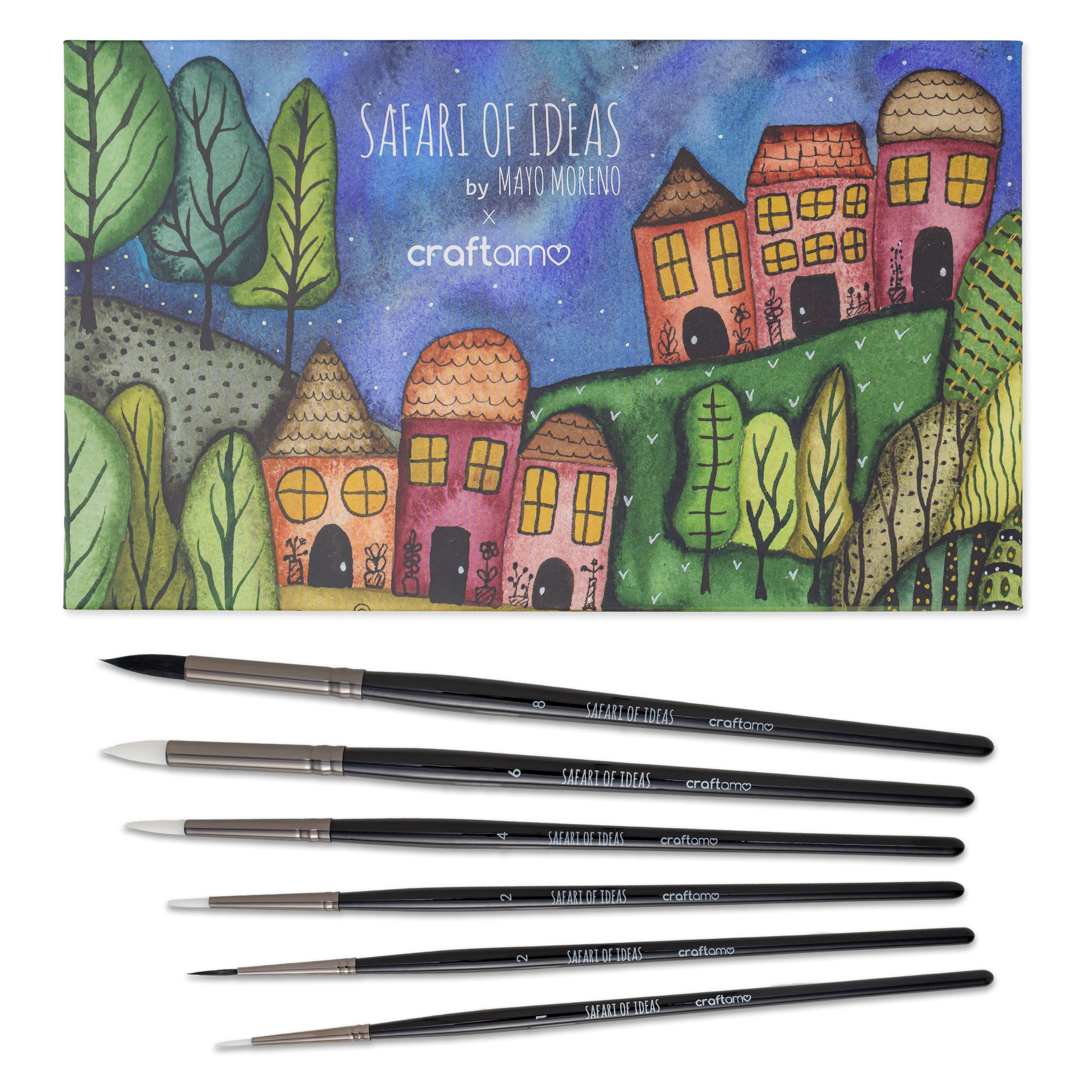 Safari of Ideas X Craftamo | Limited Edition Brush Set