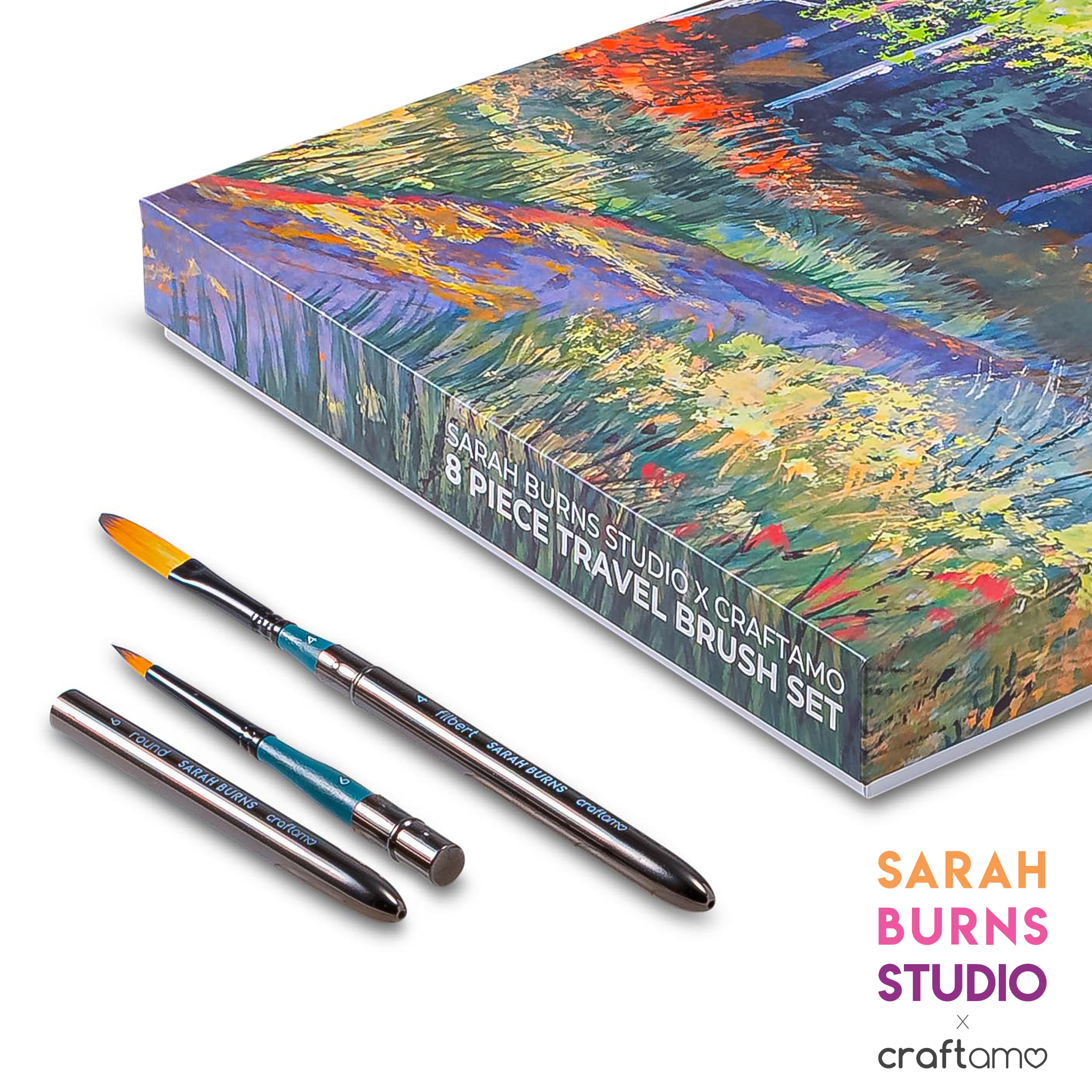 Sarah Burns Studio X Craftamo Travel Brush Collection