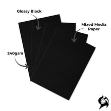Load image into Gallery viewer, BLACK Premium Watercolour Paper
