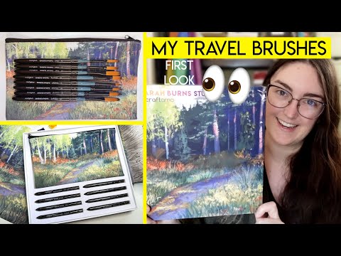 Sarah Burns Studio X Craftamo Travel Brush Collection