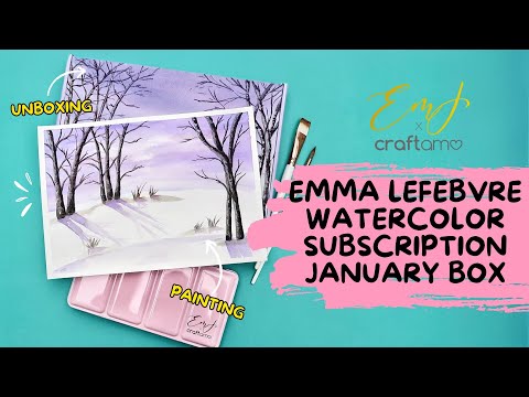Emma Lefebvre X Craftamo / Paint With Emma January Box
