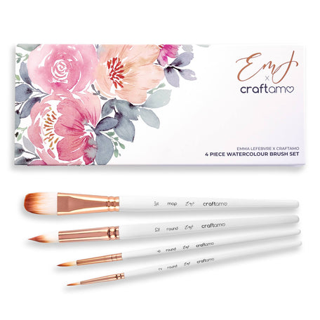 Emma Lefebvre X Craftamo Signature Brush Set & Sticker Pack
